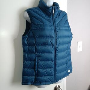 Roper Puffer Vest Womens Large Down Insulated Lightweight Zip Outdoor Western